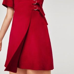 NWT ZARA Faux Suede Dress